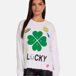 Lauren Moshi Lee Lucky Clover Sweater Sweater by Lauren Moshi as seen on celebrities