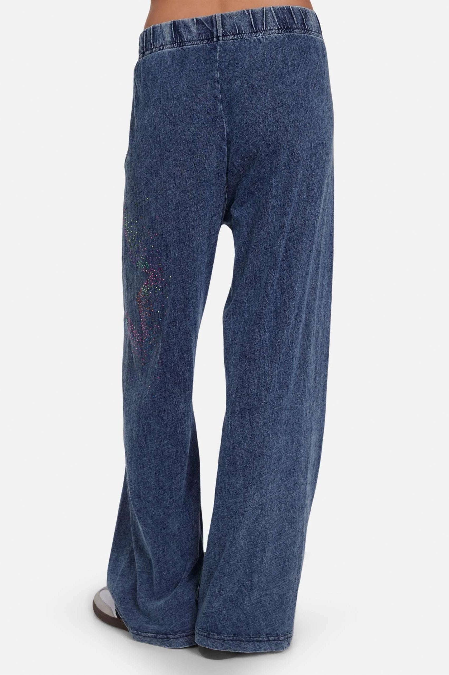 Lauren Moshi Martina Neon Stud Starburst Trousers Joggers by Lauren Moshi as seen on celebrities