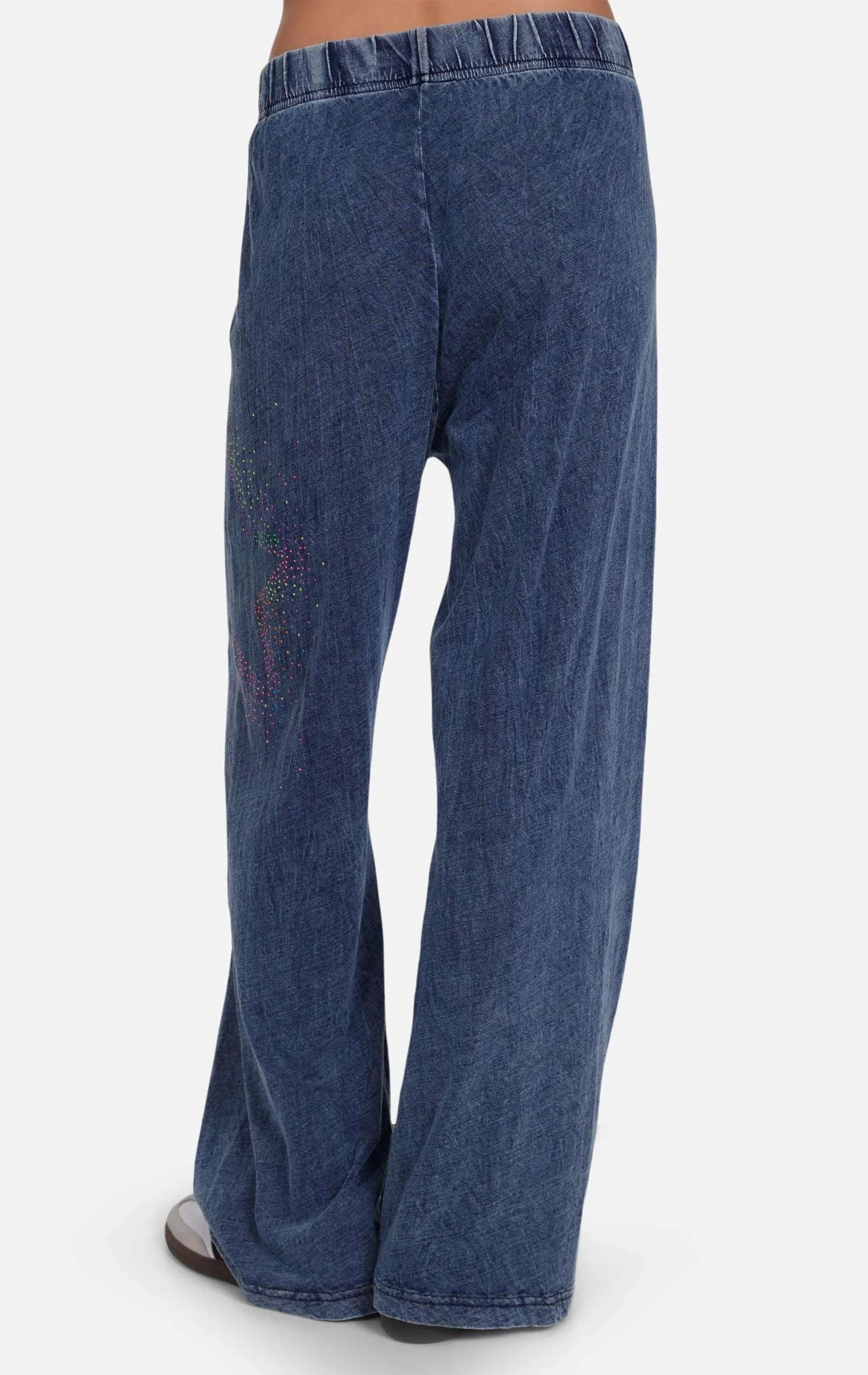 Lauren Moshi Martina Neon Stud Starburst Trousers Joggers by Lauren Moshi as seen on celebrities