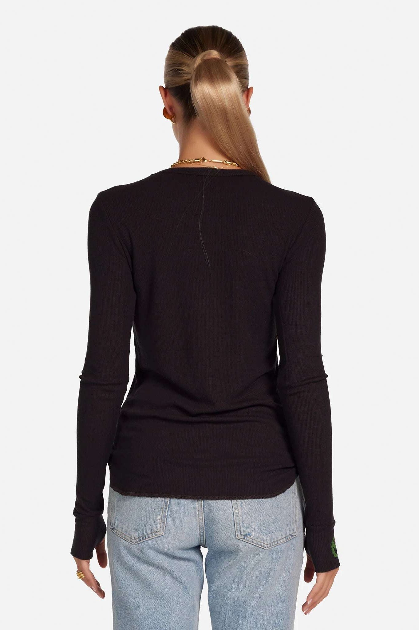 Lauren Moshi McKinley Oscar The Grouch Racing Long Sleeved Tee Long Sleeved Top by Lauren Moshi as seen on celebrities