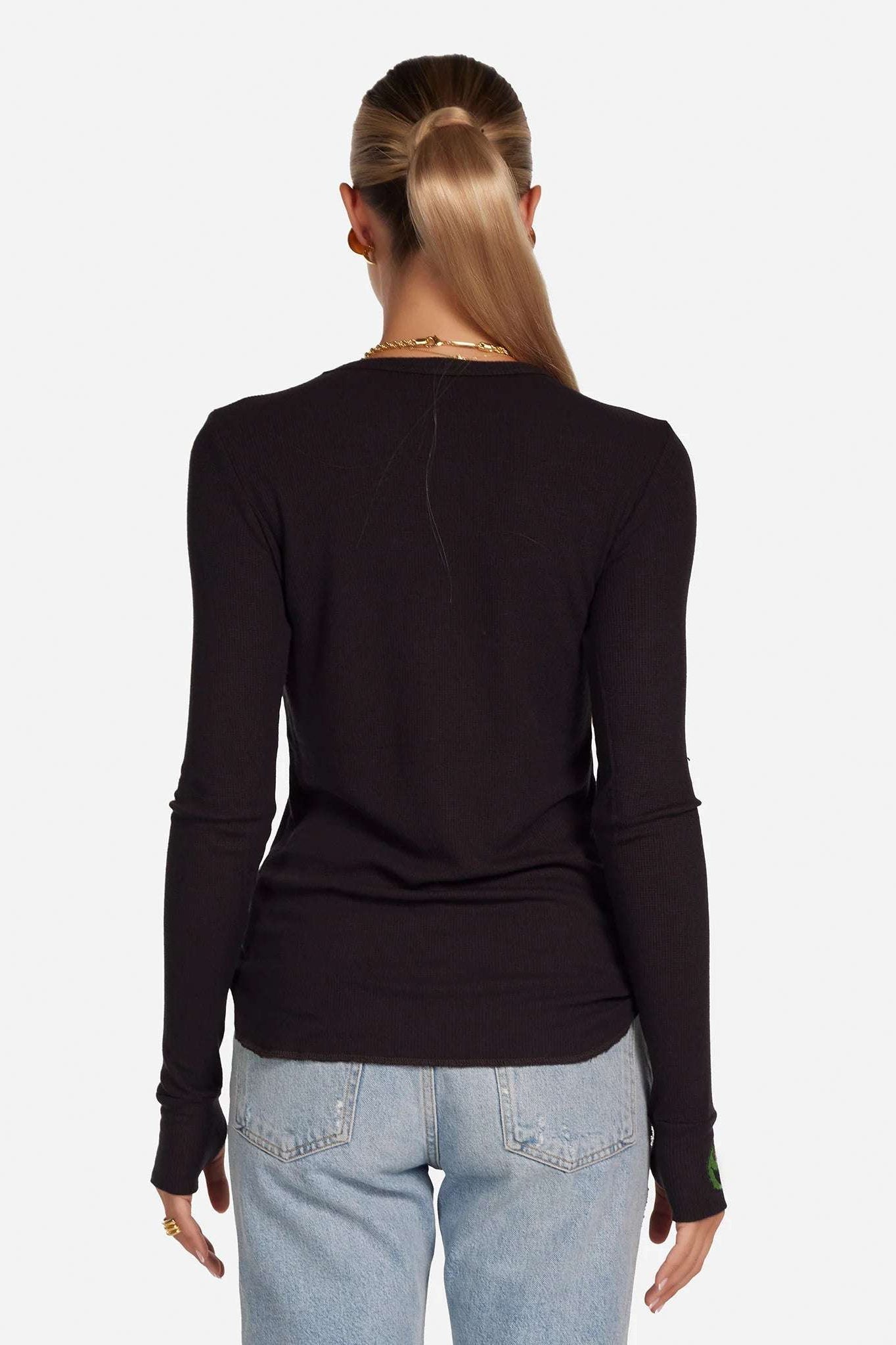 Lauren Moshi McKinley Oscar The Grouch Racing Long Sleeved Tee Long Sleeved Top by Lauren Moshi as seen on celebrities