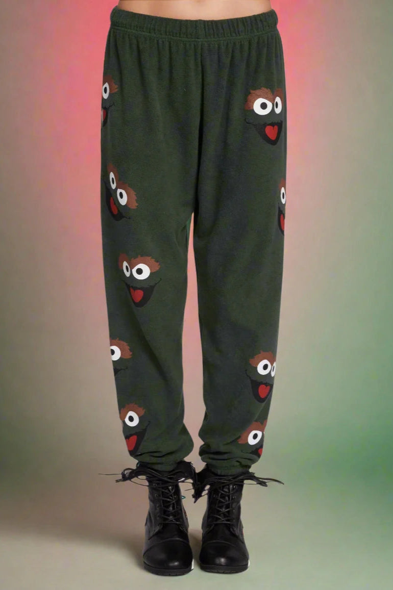 Lauren Moshi Tanzy Oscar The Grouch Joggers Jogging Pants by Lauren Moshi as seen on celebrities