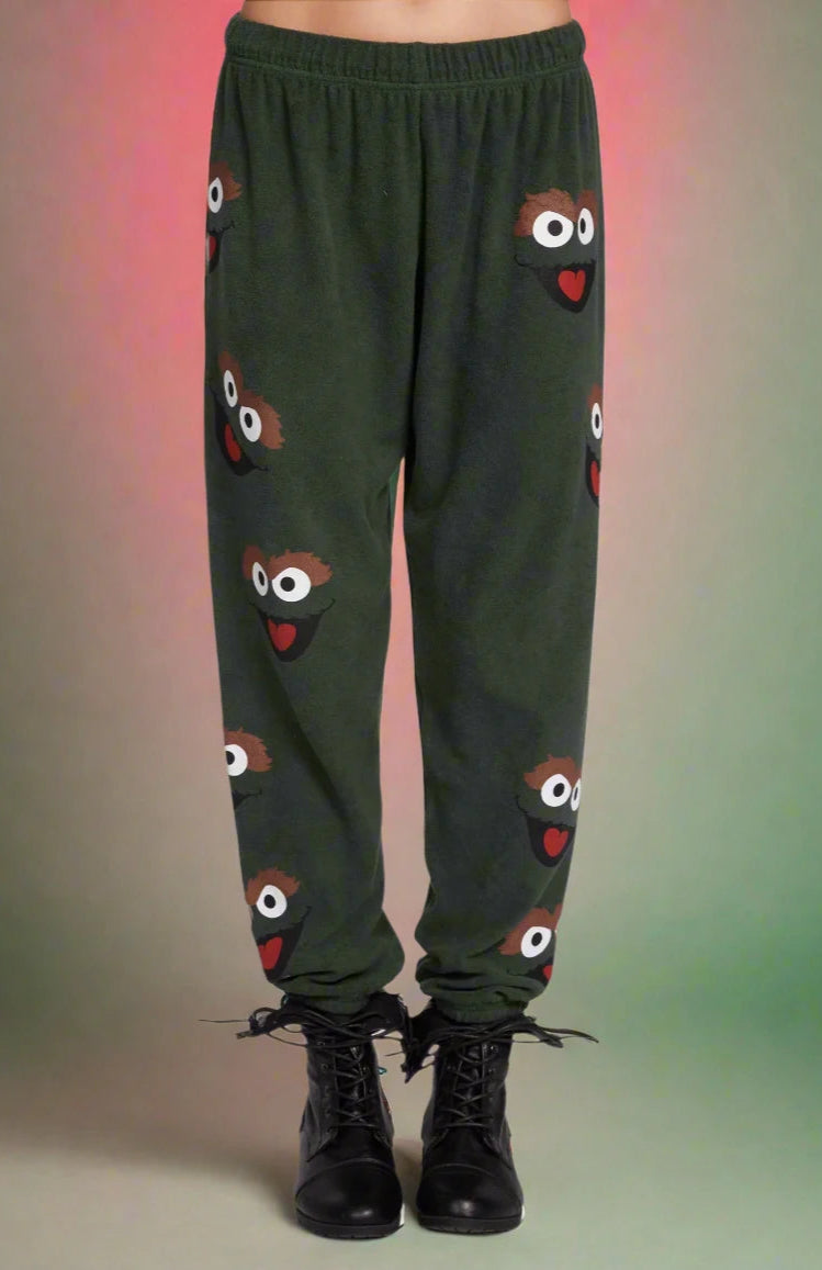 Lauren Moshi Tanzy Oscar The Grouch Joggers Jogging Pants by Lauren Moshi as seen on celebrities