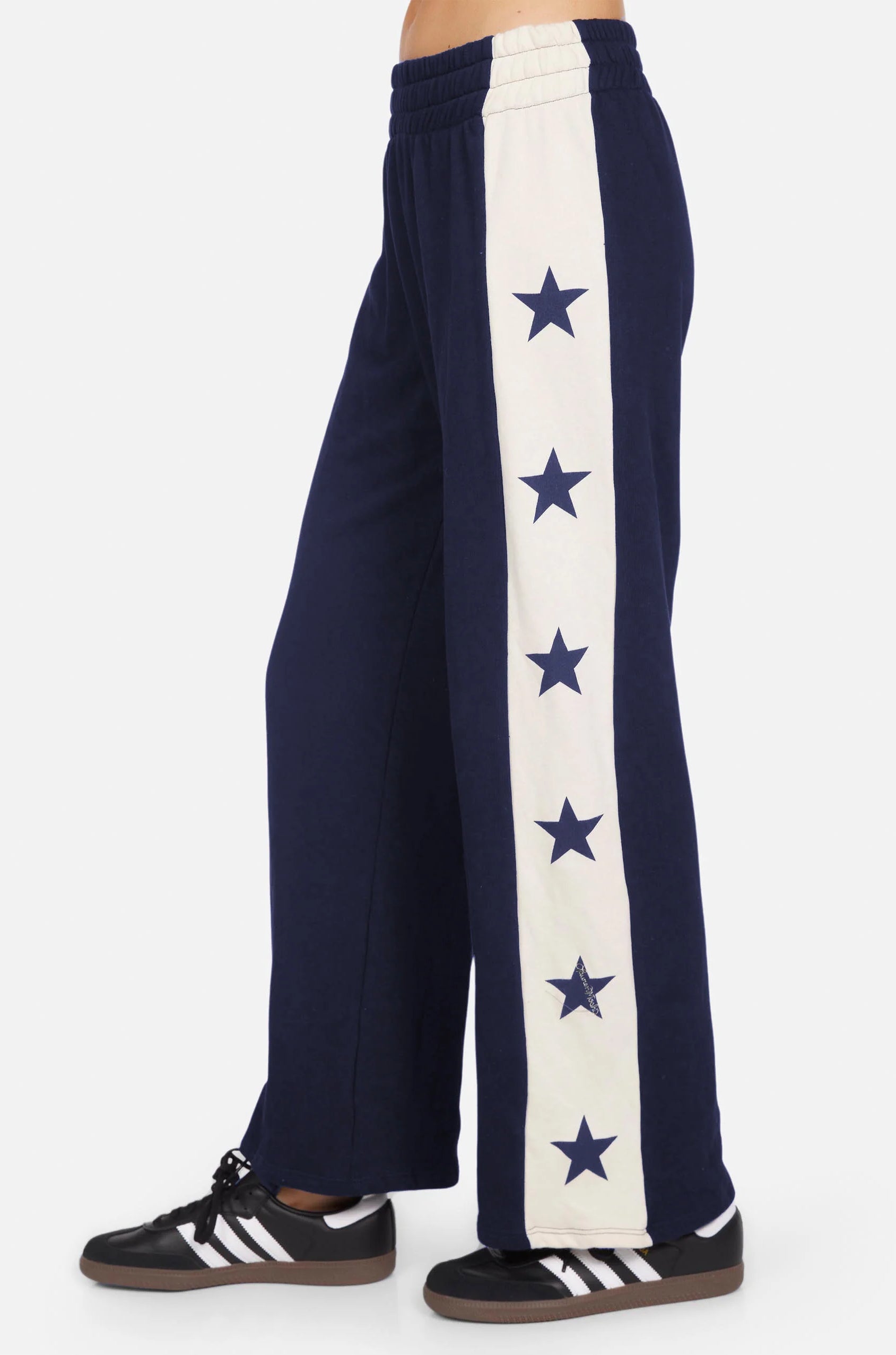 Lauren Moshi Tawny Stars Wide Leg Pants Sweatpants by Lauren Moshi as seen on celebrities