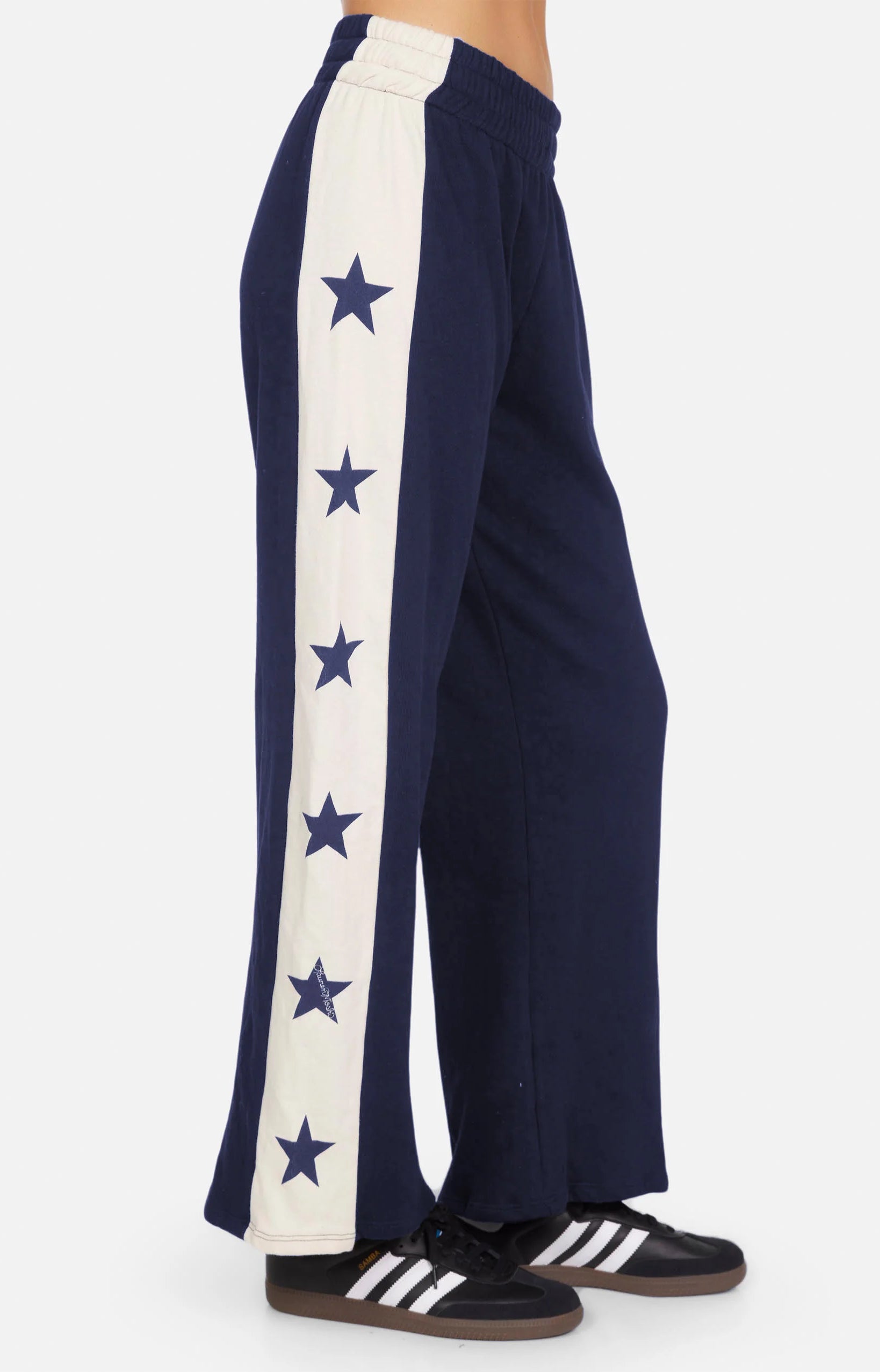 Lauren Moshi Tawny Stars Wide Leg Pants Sweatpants by Lauren Moshi as seen on celebrities