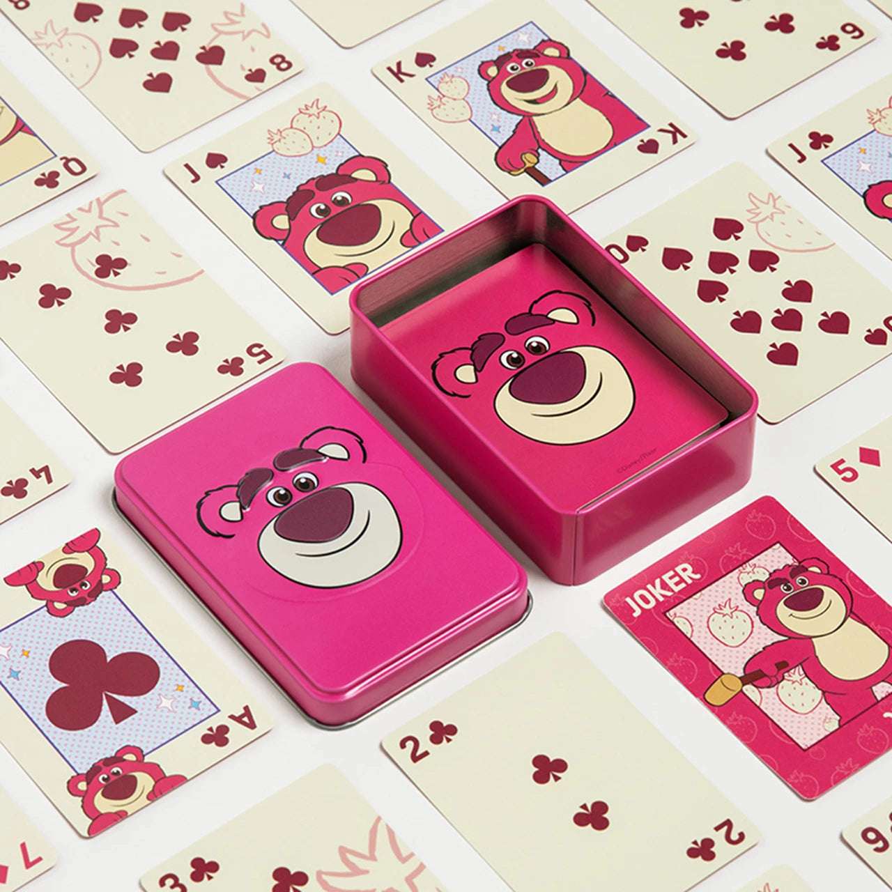 Disney Lotso Toy Story Playing Cards In A Tin Travel Accessories by Paladone as seen on celebrities