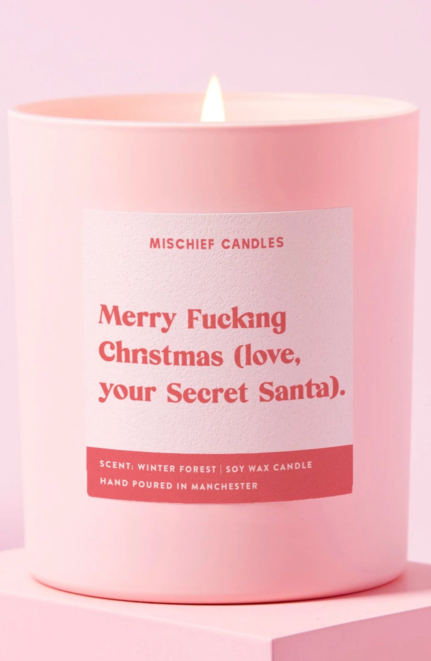 Love Your Secret Santa Scented Christmas Candle
