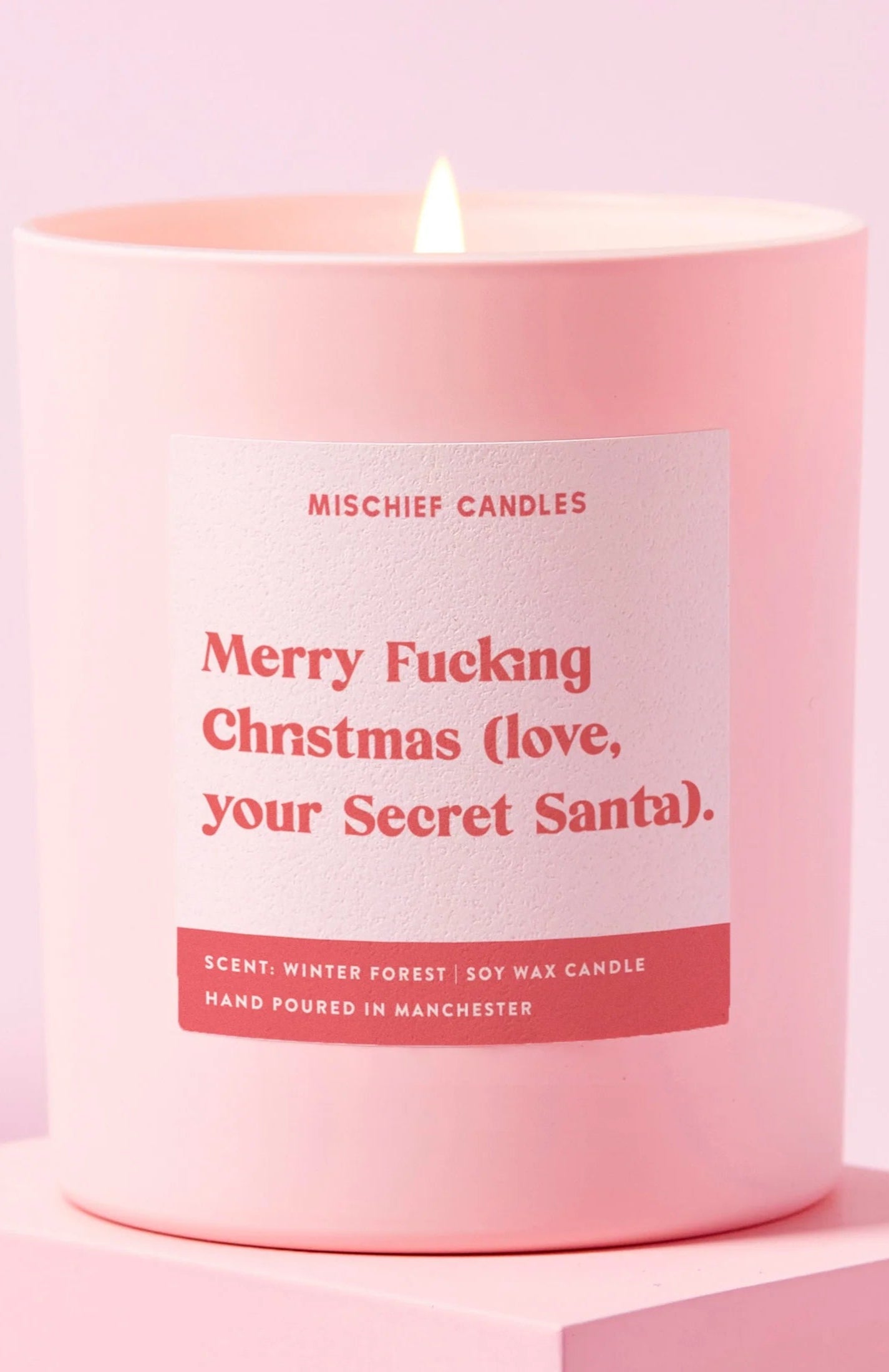 Love Your Secret Santa Scented Christmas Candle