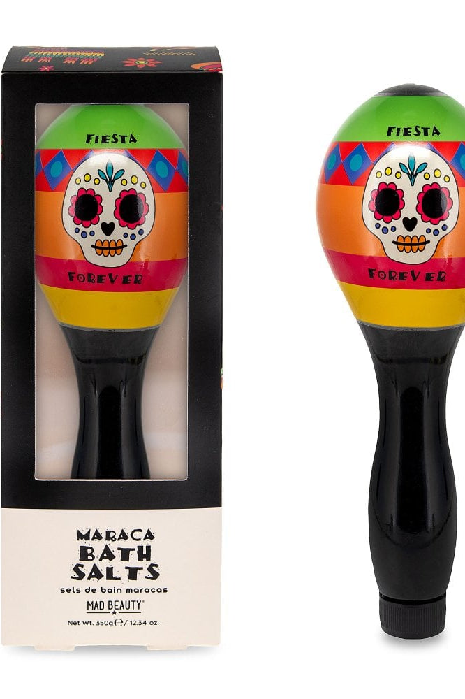 MAD Beauty Fiesta Forever Bath & Body Salts Maraca Bath Bombs by Mad Beauty as seen on celebrities
