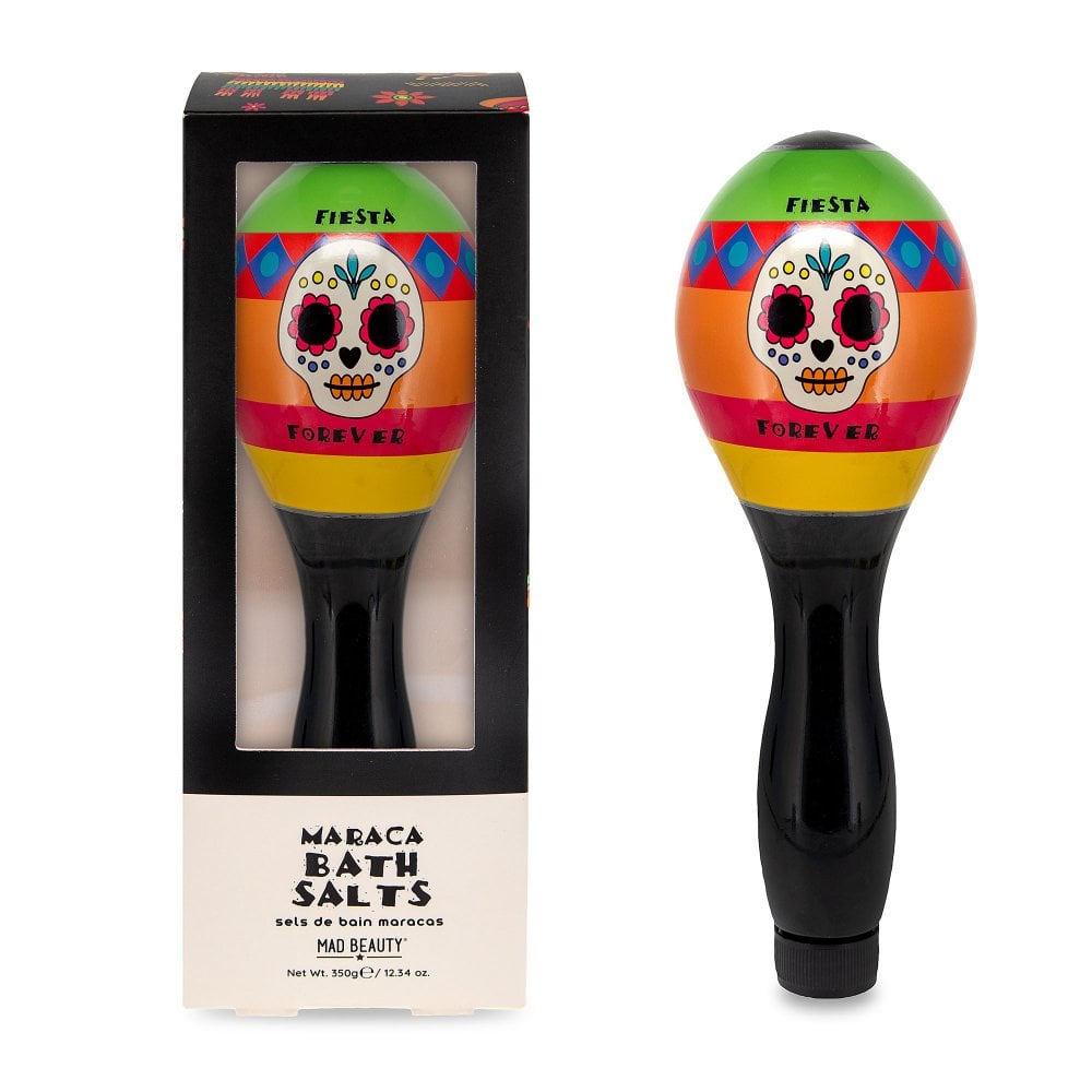 MAD Beauty Fiesta Forever Bath & Body Salts Maraca Bath Bombs by Mad Beauty as seen on celebrities