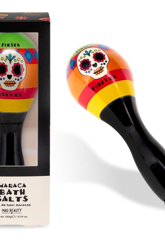 MAD Beauty Fiesta Forever Bath & Body Salts Maraca Bath Bombs by Mad Beauty as seen on celebrities