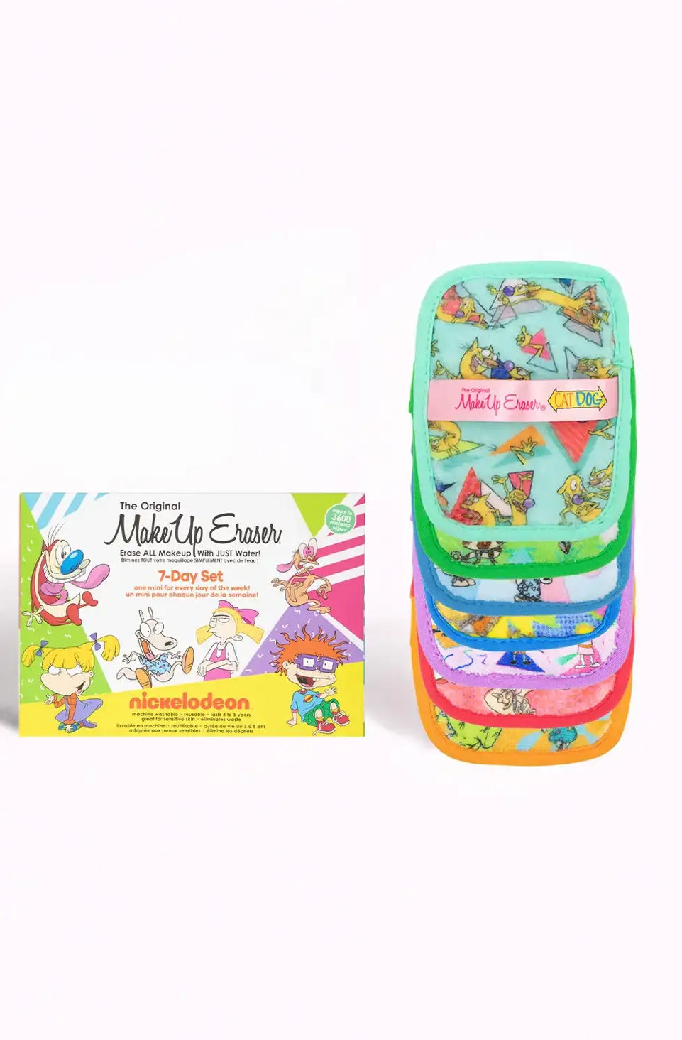Makeup Eraser 90's Nickelodeon 7 Day Set Beauty Product by Makeup Eraser as seen on celebrities