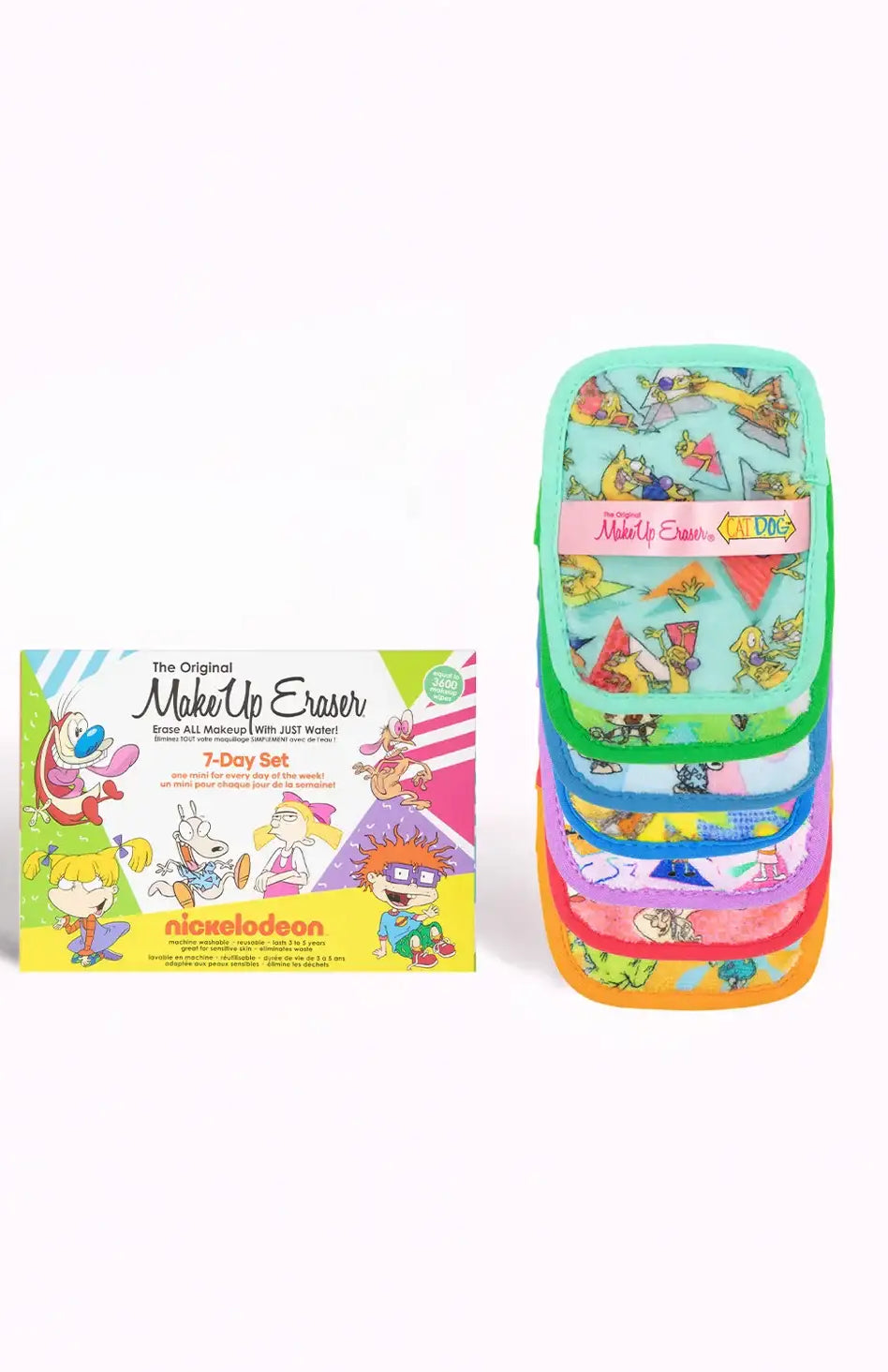 Makeup Eraser 90's Nickelodeon 7 Day Set Beauty Product by Makeup Eraser as seen on celebrities