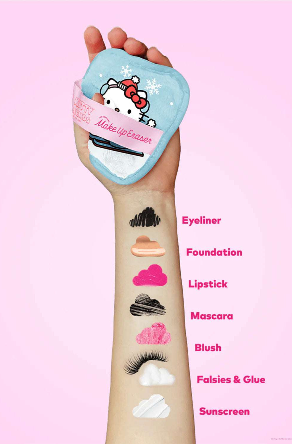 Makeup Eraser Hello Kitty & Friends Aspen Vacation 7-Day Set © Sanrio Beauty Product by Makeup Eraser as seen on celebrities