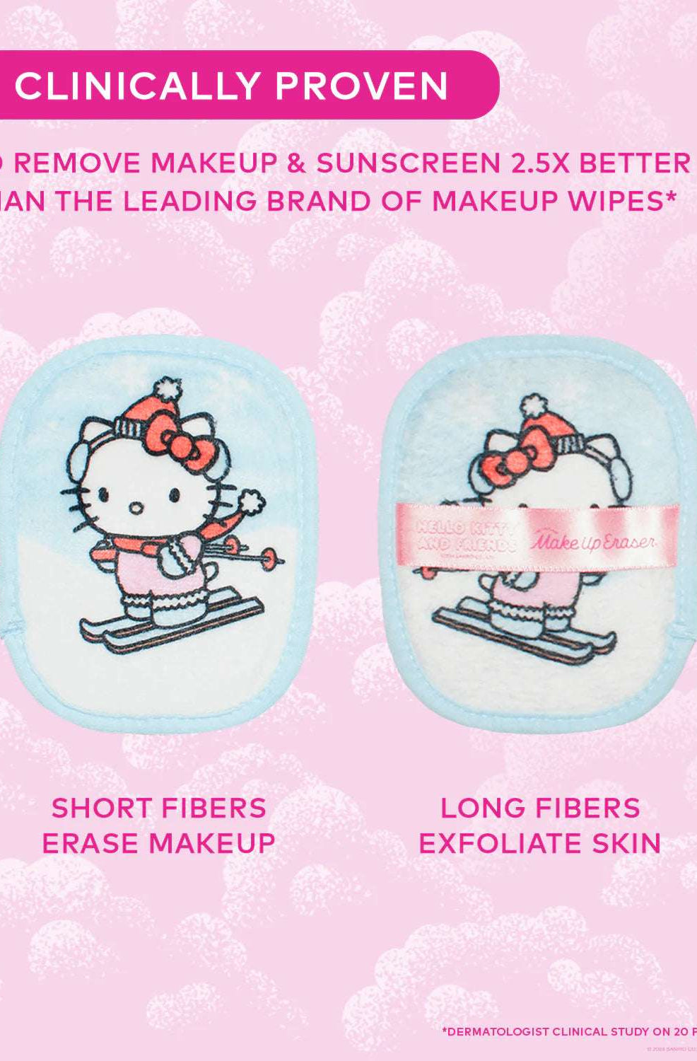 Makeup Eraser Hello Kitty & Friends Aspen Vacation 7-Day Set © Sanrio Beauty Product by Makeup Eraser as seen on celebrities