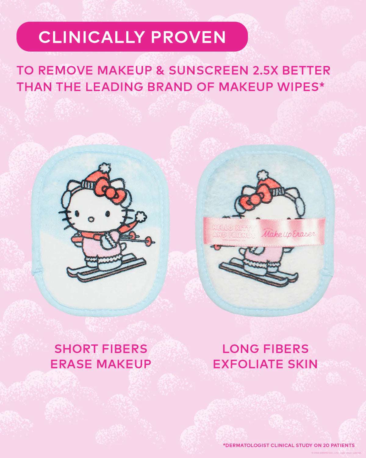 Makeup Eraser Hello Kitty & Friends Aspen Vacation 7-Day Set © Sanrio Beauty Product by Makeup Eraser as seen on celebrities