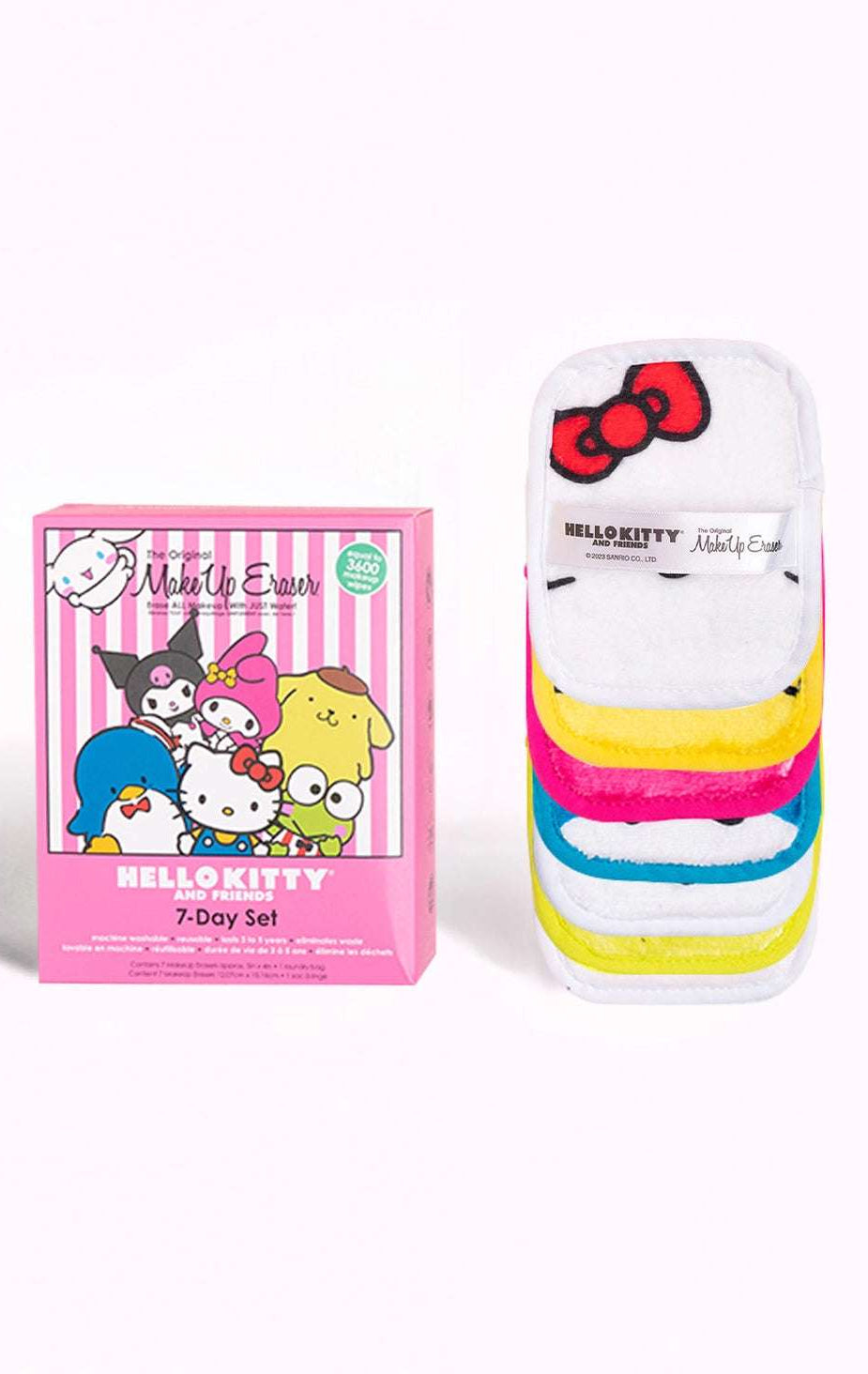 Makeup Eraser Hello Kitty 7-Day Set Beauty Product by Makeup Eraser as seen on celebrities