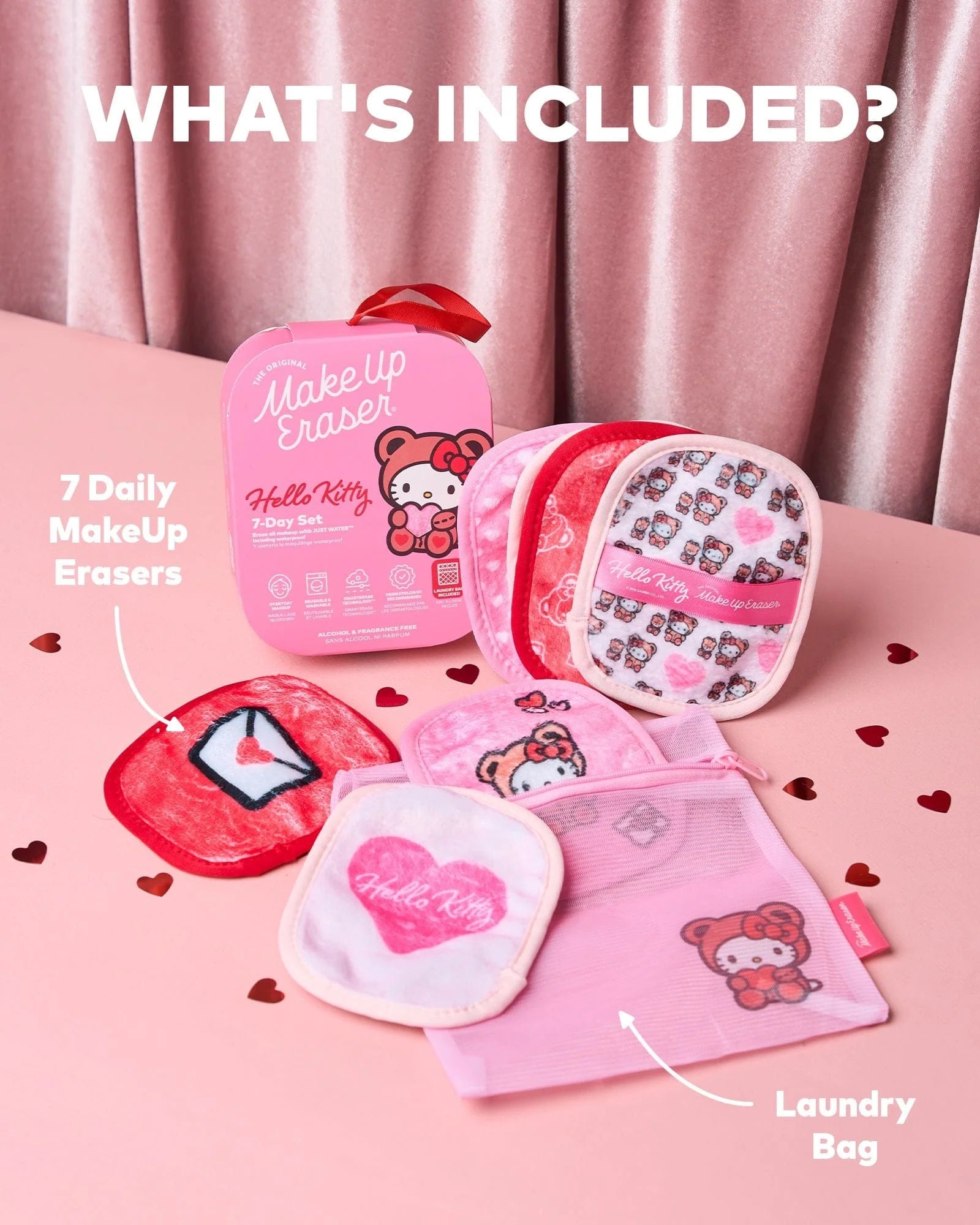Makeup Eraser Hello Kitty 7-Day Sets by Makeup Eraser – Beauty Product – | Spoiled Brat UK
