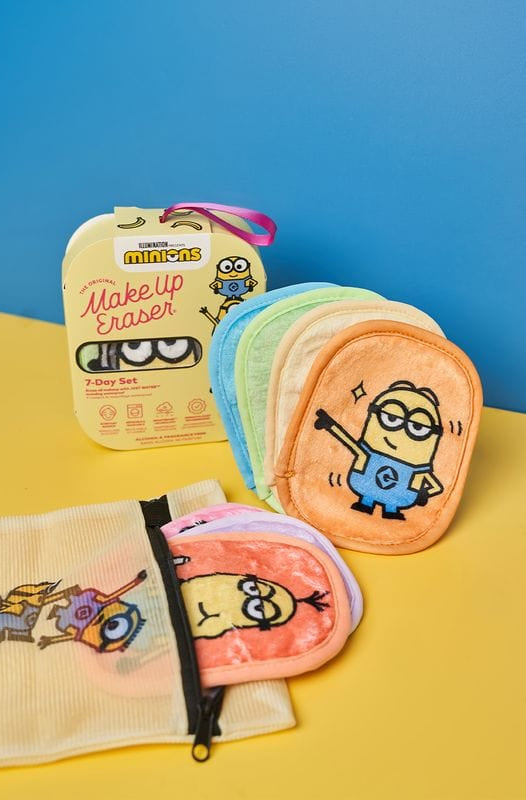 Makeup Eraser Minions 7-Day Set Beauty Product by Makeup Eraser as seen on celebrities