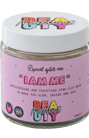 Mallows Beauty Hyaluronic Acid Pink Clay Face Mask Beauty Kit by Mallows Beauty as seen on celebrities