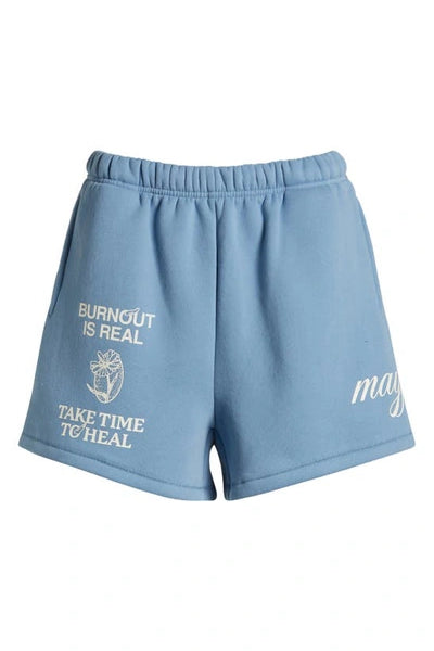 Mayfair Burnout Is Real Sweatshorts Shorts by The Mayfair Group as seen on celebrities
