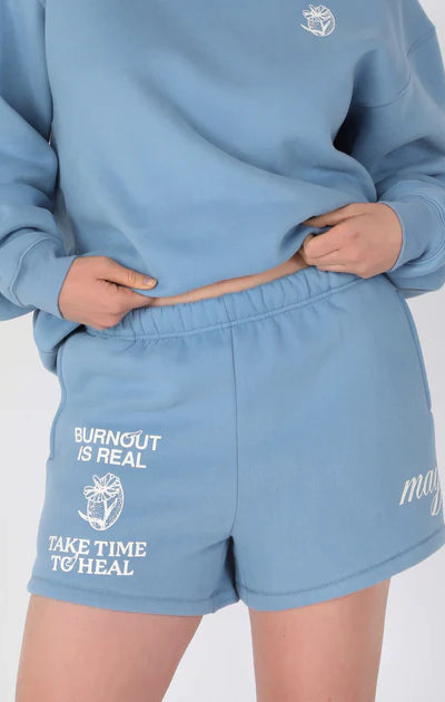 Mayfair Burnout Is Real Sweatshorts Shorts by The Mayfair Group as seen on celebrities
