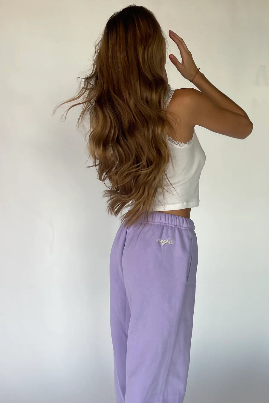 Mayfair Choose Kindness Sweatpants as seen on Catherine Tyldesley Sweatpants by The Mayfair Group as seen on celebrities