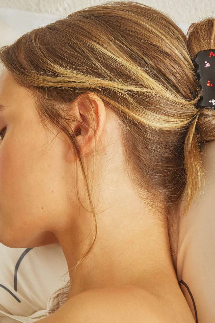 Mickey/Minnie x Kitsch Cloud Clip - Black Hair Band by Kitsch as seen on celebrities