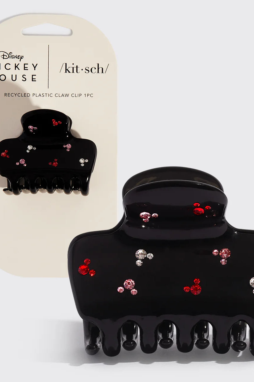 Mickey/Minnie x Kitsch Cloud Clip - Black Hair Band by Kitsch as seen on celebrities