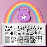 MoYou London Care Bears Classic 03 Nail Stamps Nail Art by MoYou London as seen on celebrities