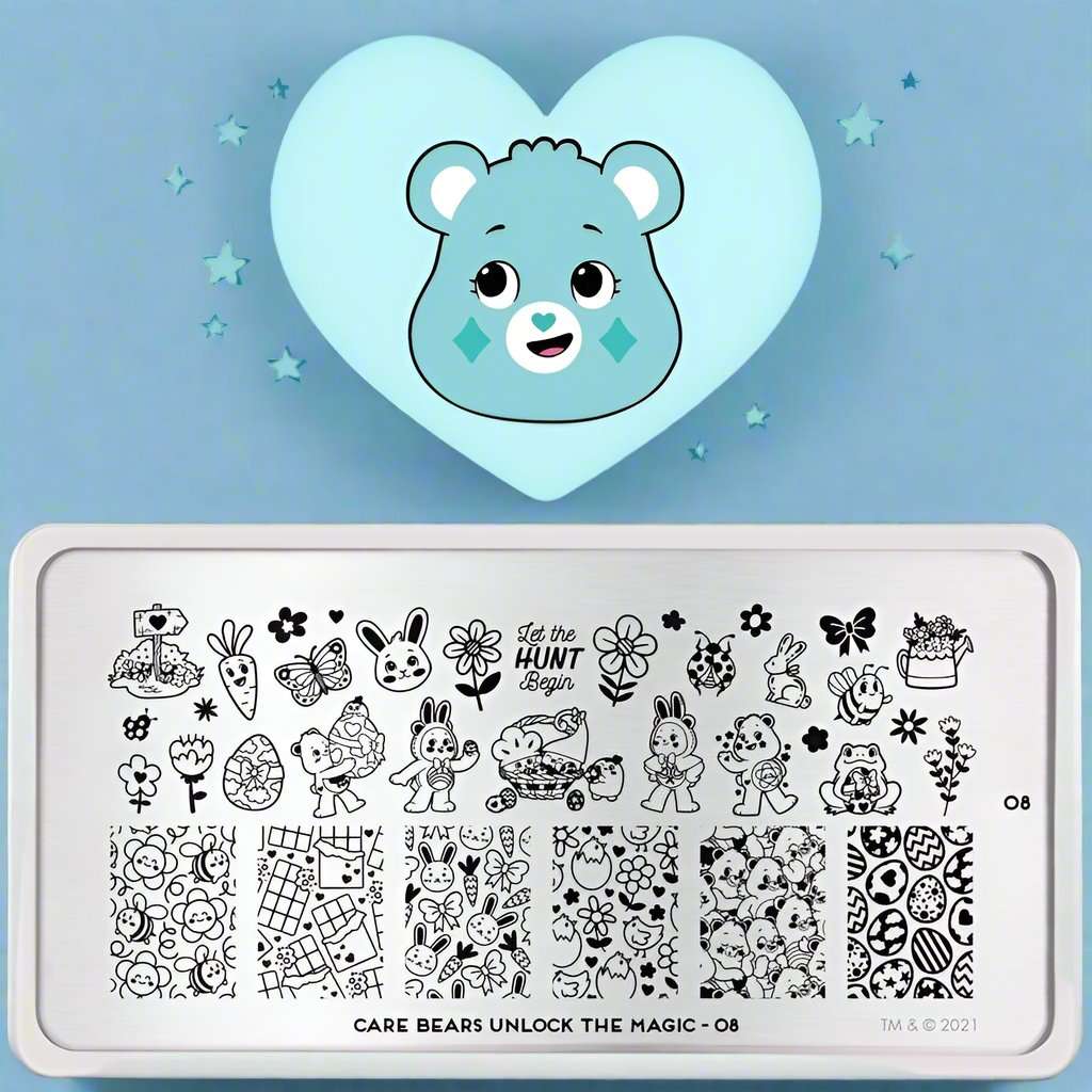 MoYou London Care Bears Classic 08 Nail Stamps Nail Art by MoYou London as seen on celebrities