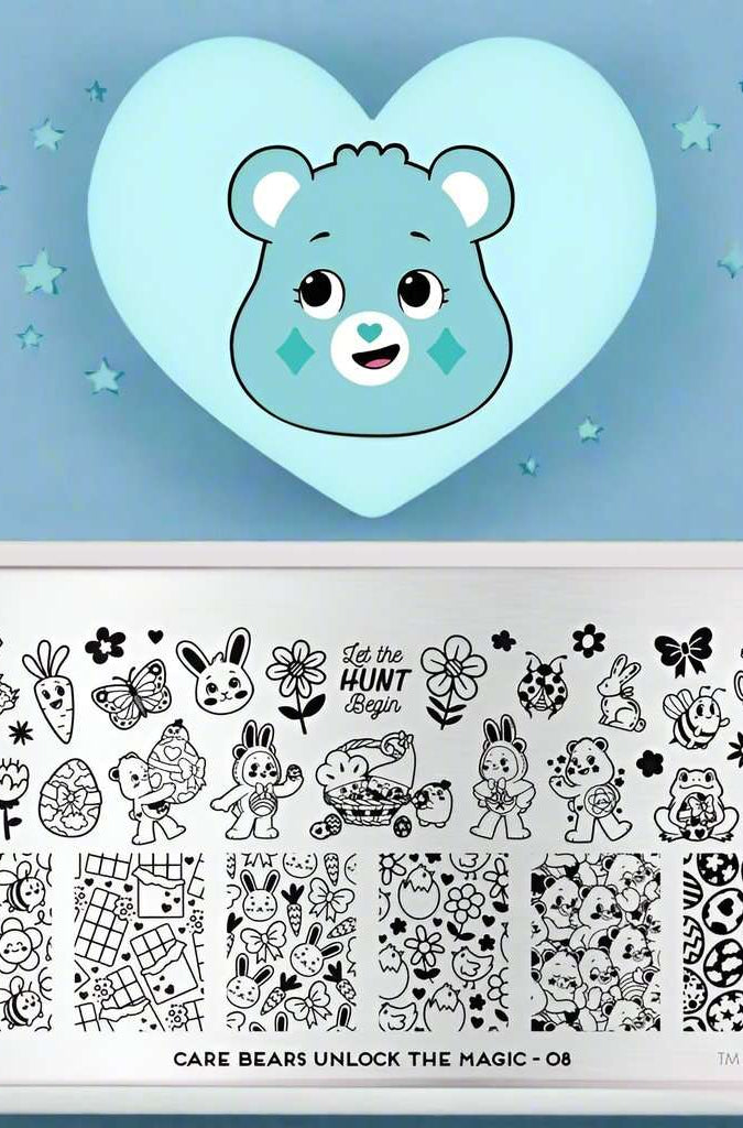 MoYou London Care Bears Classic 08 Nail Stamps Nail Art by MoYou London as seen on celebrities