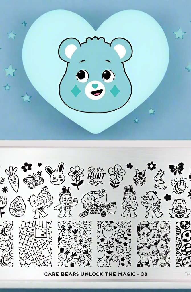 MoYou London Care Bears Classic 08 Nail Stamps Nail Art by MoYou London as seen on celebrities