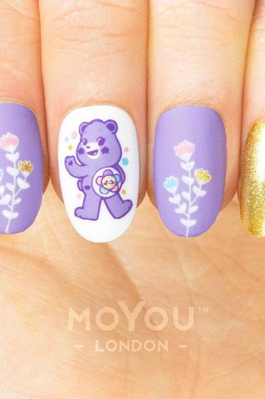 MoYou London Care Bears Classic 08 Nail Stamps Nail Art by MoYou London as seen on celebrities