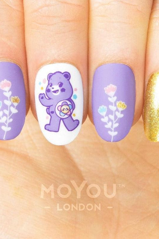 MoYou London Care Bears Classic 08 Nail Stamps Nail Art by MoYou London as seen on celebrities