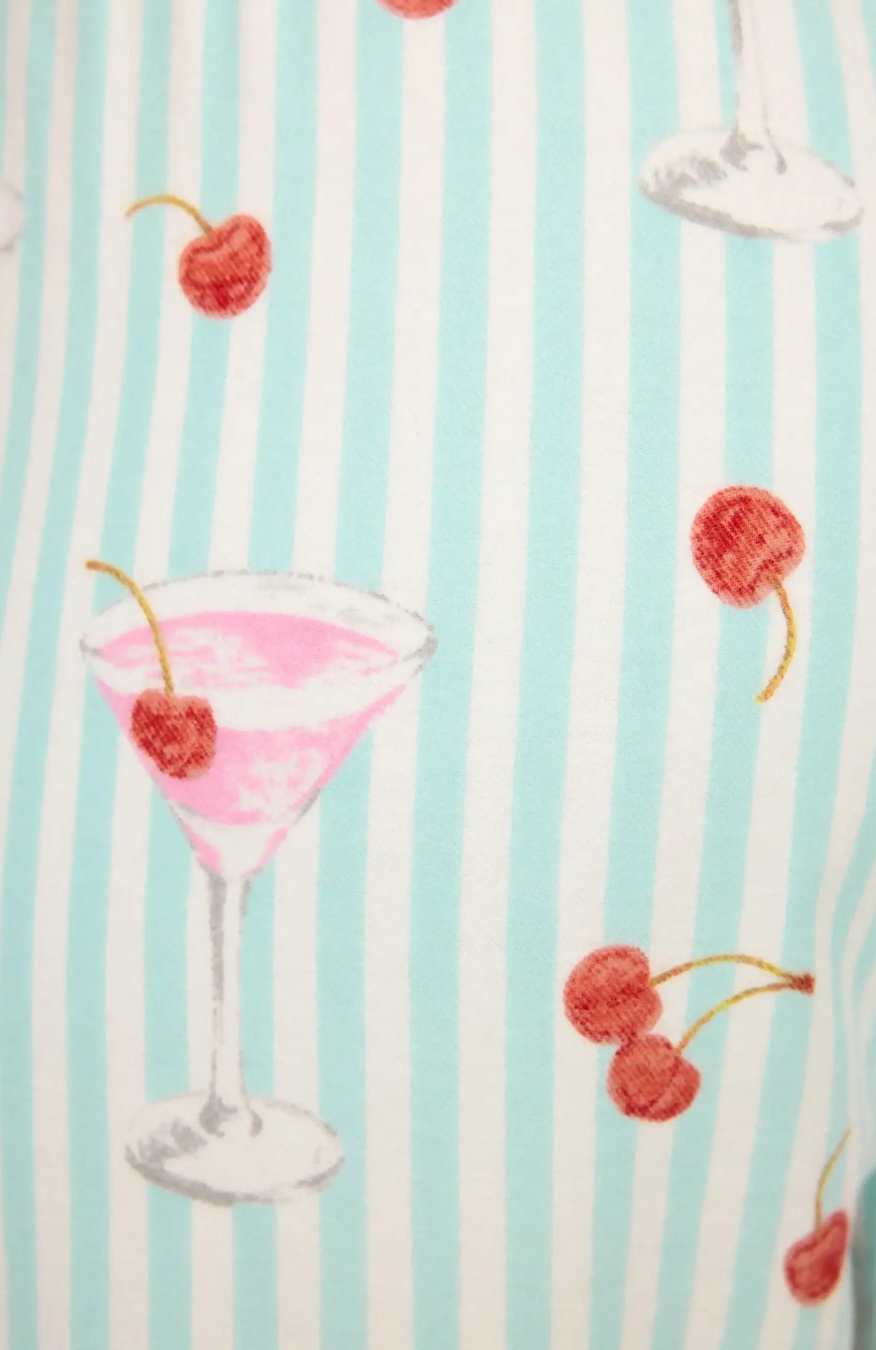 PJ Salvage Ma Cherie Cherry Print Flannel PJ Pants