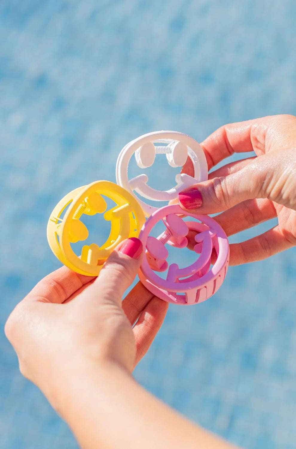 Packed Party Bring on The Smiles Claw Hair Clip Set Hair Clip by Packed Party as seen on celebrities