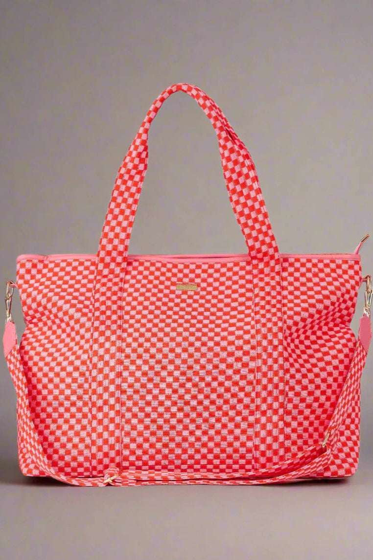 Packed Party Check This Weekender Duffle Bag Tote Bag by Packed Party as seen on celebrities