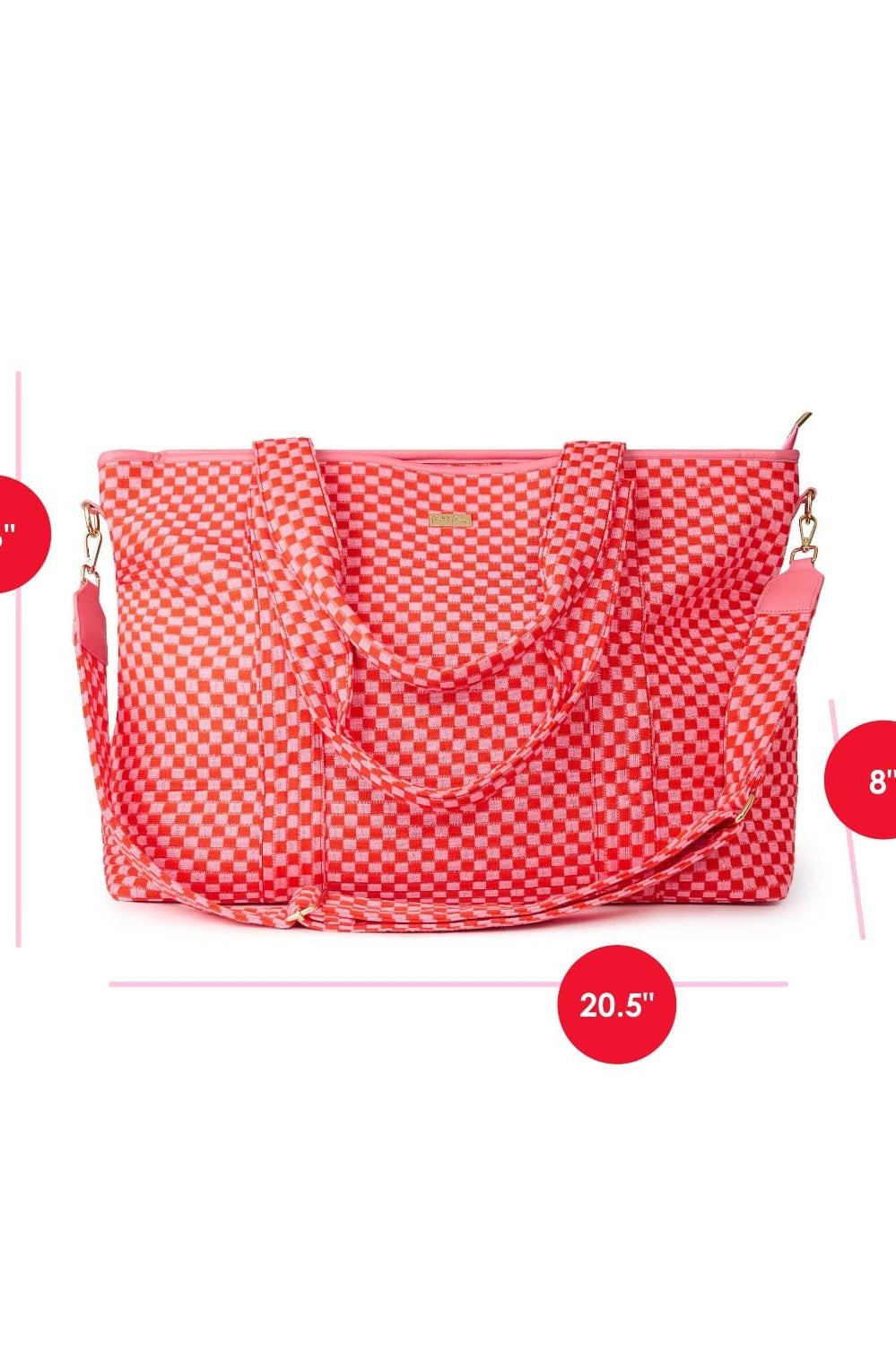 Packed Party Check This Weekender Duffle Bag Tote Bag by Packed Party as seen on celebrities