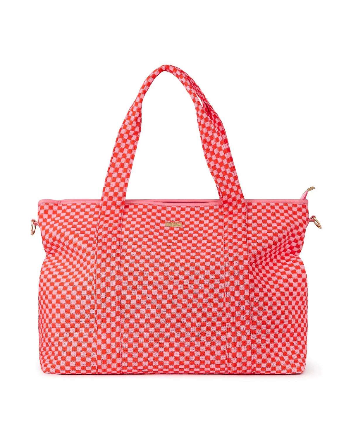 Packed Party Check This Weekender Duffle Bag Tote Bag by Packed Party as seen on celebrities