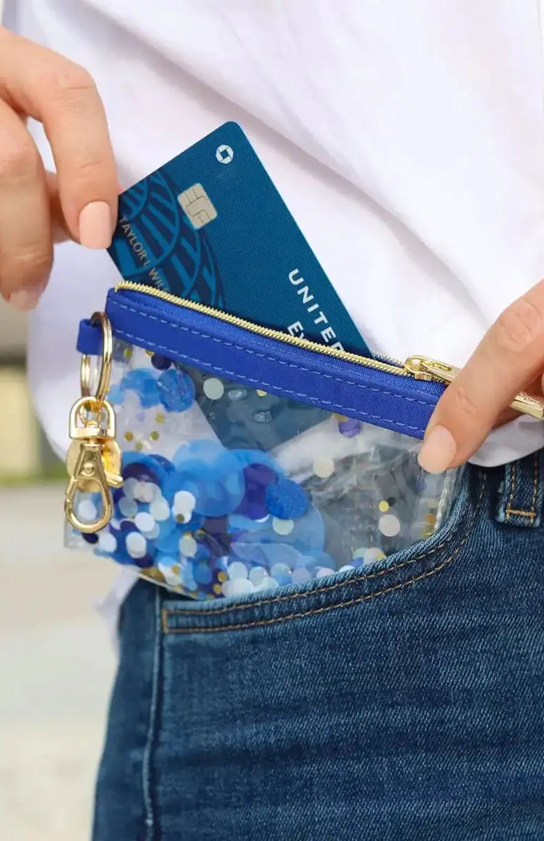 Packed Party Spirit Squad True Blue Keychain Purse Purse by Packed Party as seen on celebrities