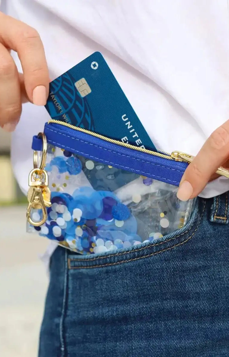 Packed Party Spirit Squad True Blue Keychain Purse Purse by Packed Party as seen on celebrities