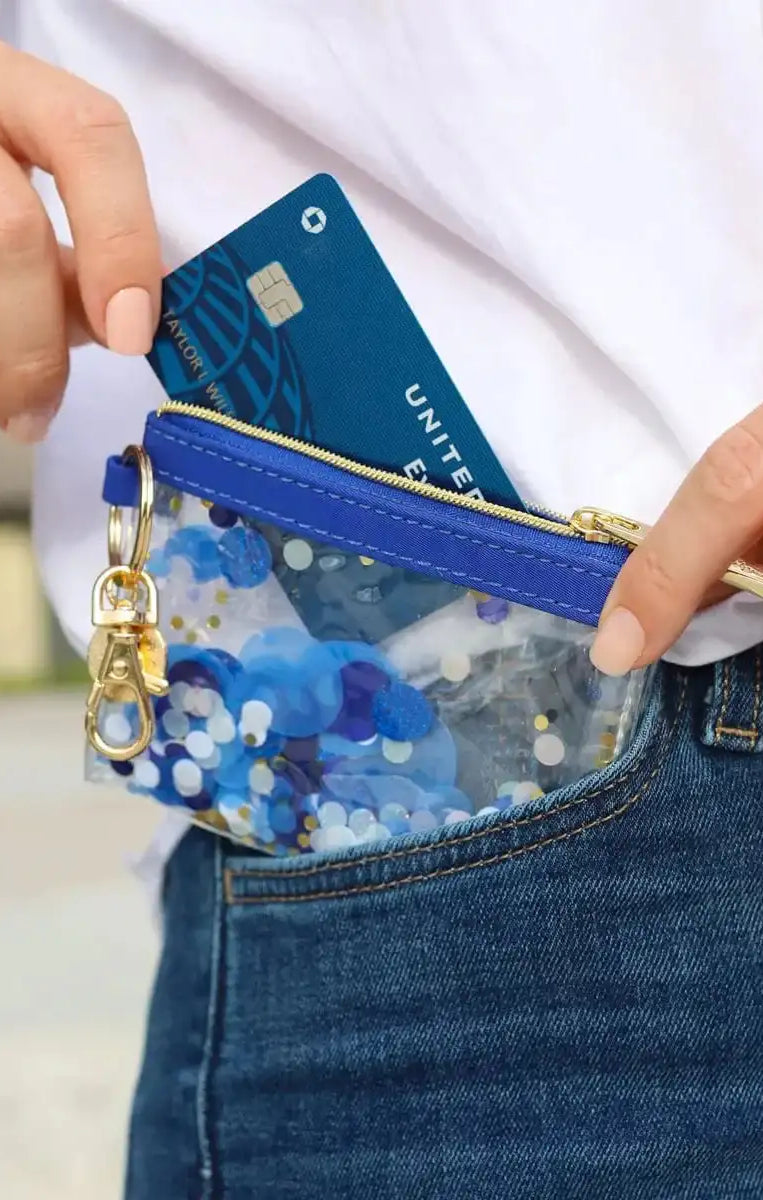 Packed Party Spirit Squad True Blue Keychain Purse Purse by Packed Party as seen on celebrities