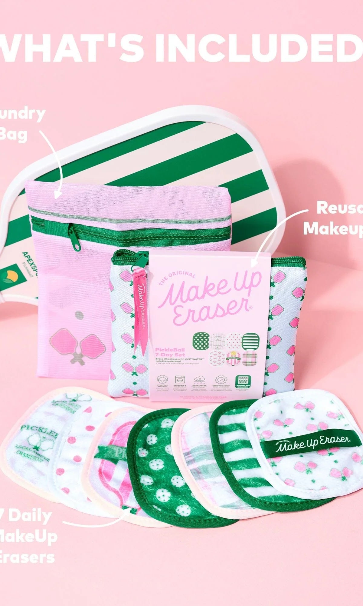 Makeup Eraser Pickleball 7-Day Set by Makeup Eraser – Beauty Product – | Spoiled Brat UK