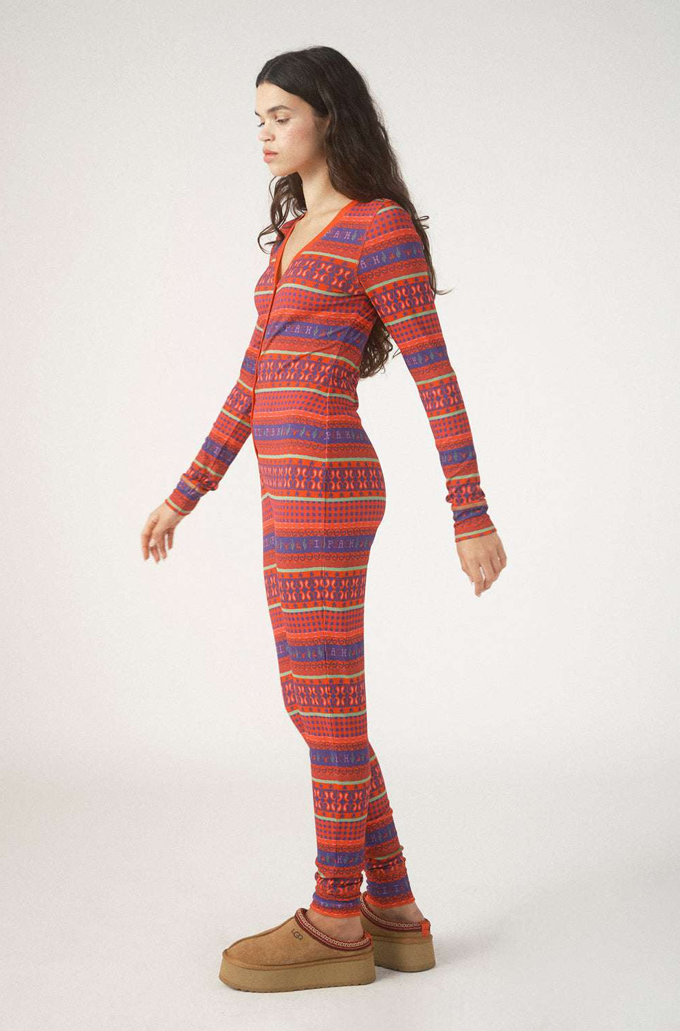 Pixie & Peach Fairisle Christmas Onesie