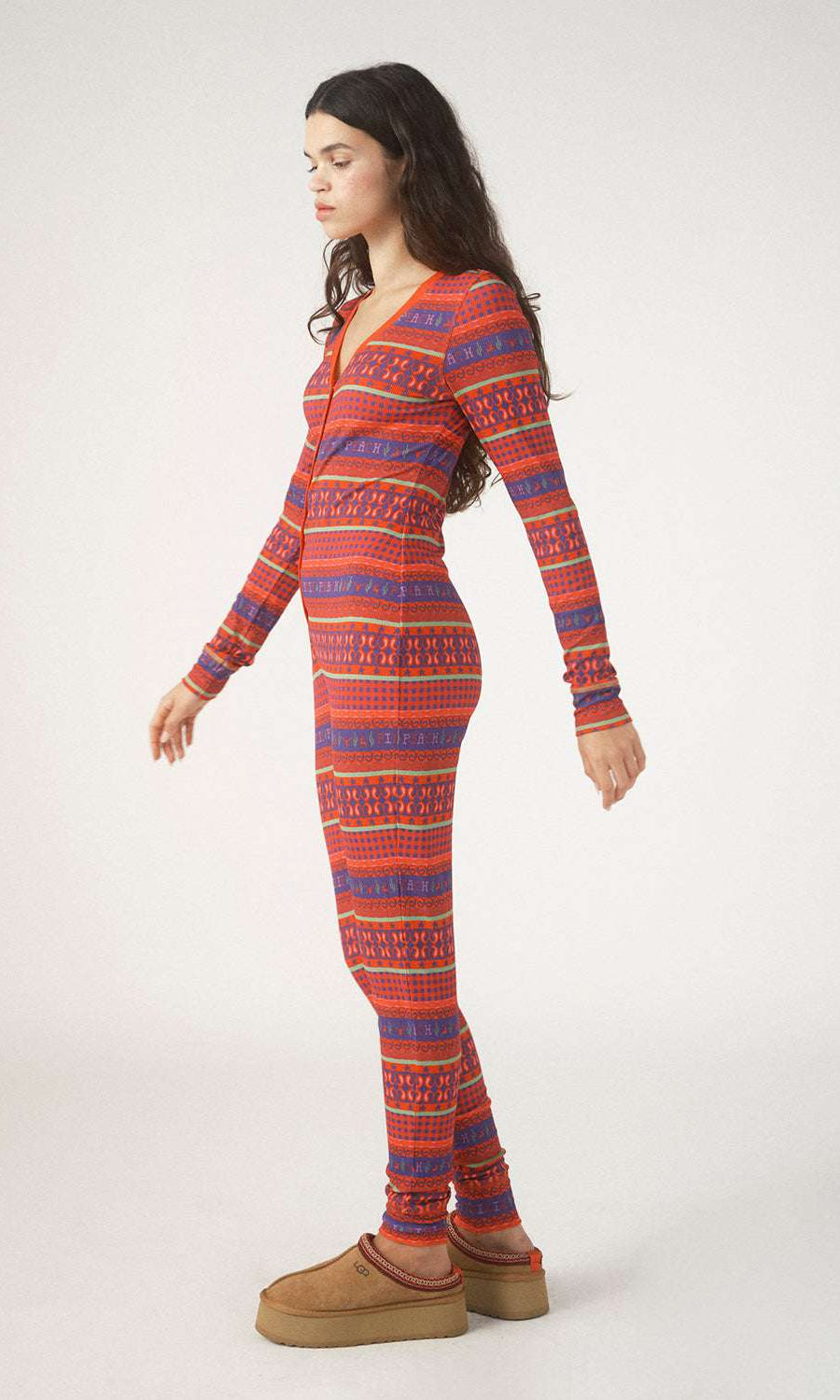 Pixie & Peach Fairisle Christmas Onesie