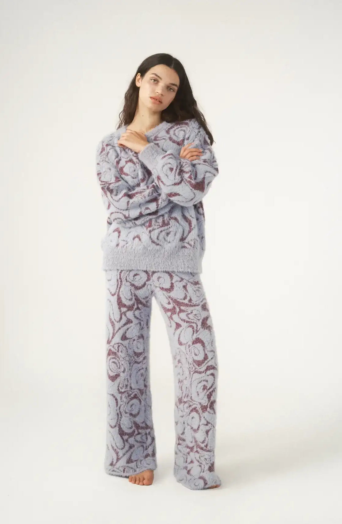 Pixie & Peach Hope Jacquard Knitted Trouser