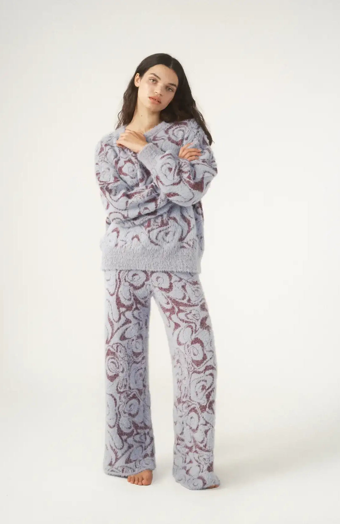 Pixie & Peach Hope Jacquard Knitted Trouser