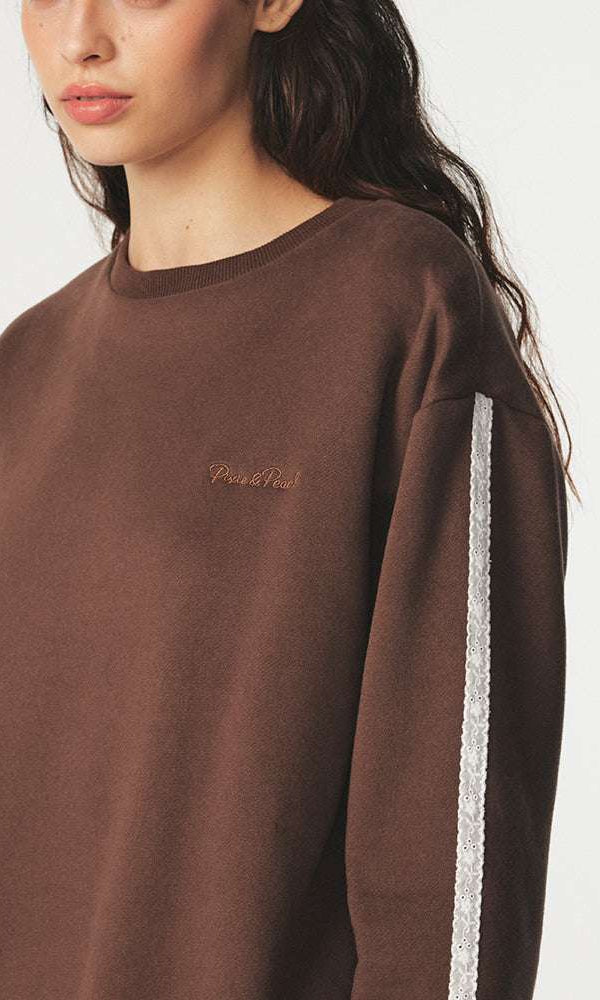 Pixie & Peach Pixie Lace Sweatshirt