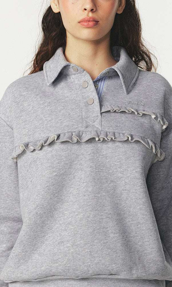 Pixie & Peach Serena Polo Sweatshirt